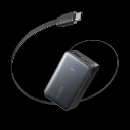 Anker Nano Power Bank (10K, 45W, Built-In Retractable USB-C Cable)