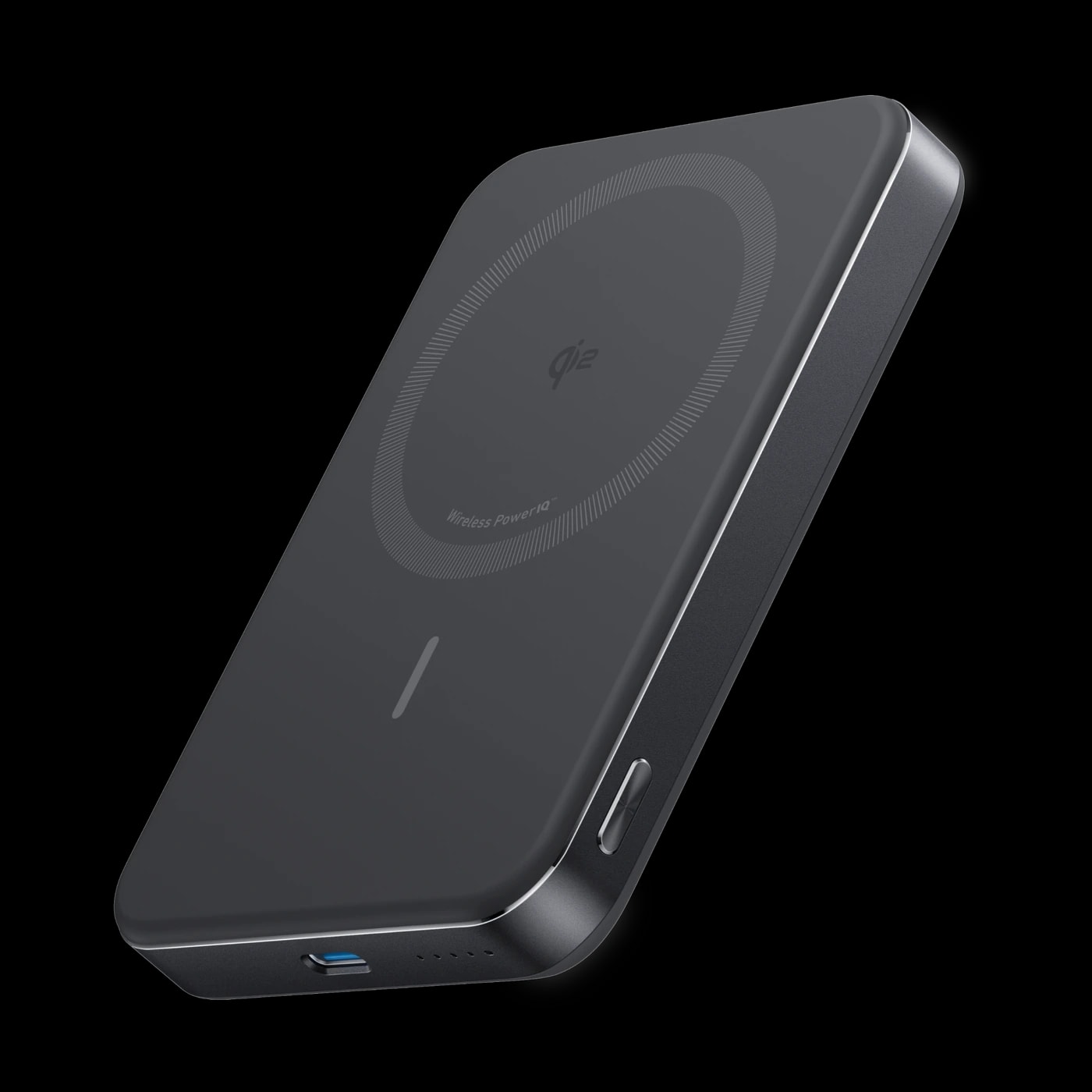 Anker MagGo Power Bank, 10,000mAh Wireless Charger, Ultra-Slim, 15W Fast Charging