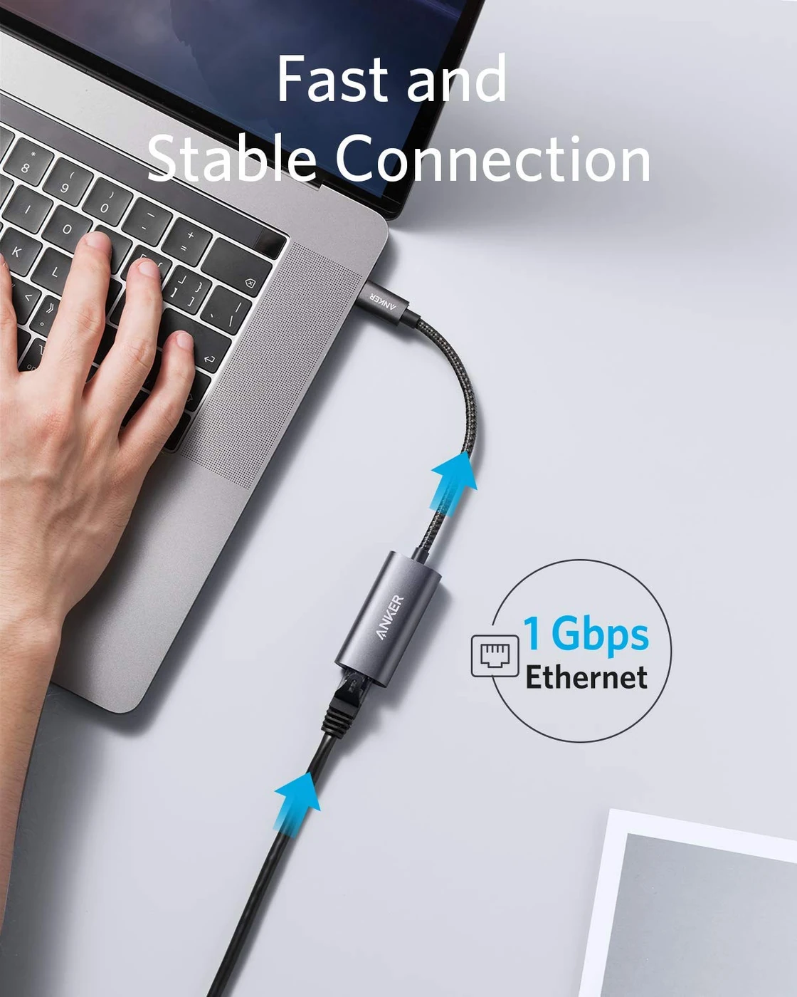 Anker PowerExpand USB-C to Gigabit Ethernet Adapter, view 3